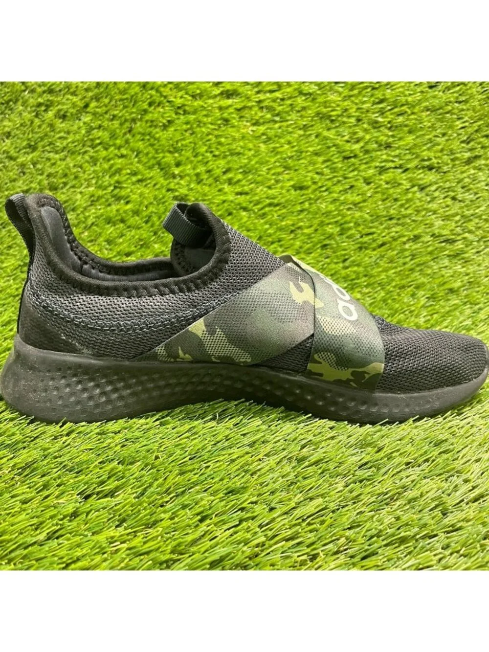 Adidas Puremotion Adapt Womens Size 9.5 Black Athletic Running Shoes Sneakers